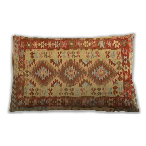 Ahgly Company Indoor Rectangular Traditional Lumbar Throw Pillow, 13 inch by 19 inch