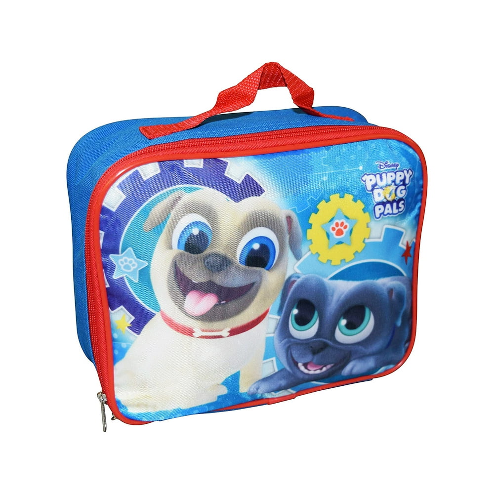 Kids Puppy Dog Pals Insulated Lunch Bag Blue