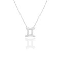 thumbnail image 4 of Constellation Theme Friendship Necklace Creative Comfortable Ins Exquisite Durable Rust-proof Lightweight Fashion Accessory Gemini Silver, 4 of 6