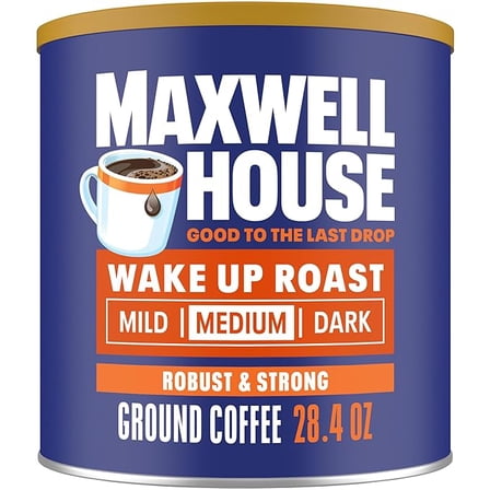 Pack of 1 Maxwell House 28.4oz Ground Coffee Medium Wake Up Roast