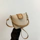 thumbnail image 1 of Bolso pequeño con cadena texturizada para mujer, estilo retro, para ir al trabajo, versión coreana, versátil, para invierno 2025, 1 of 5