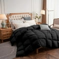 thumbnail image 2 of Ayanshi Bedding Comforter Alaskan King 120X132, Duvet Insert, Quilted Comforter with Corner Tabs, Lightweight Quilt, Down Alternative Hotel Comforter Oversized Alaskan King 120X132 Black, 2 of 9