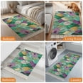 thumbnail image 3 of Kitchen Runner Rugs, Abstract Leaf Geometric Art 4'x6' Throw Rug with Tassels, Retro Gradient Leaves Washable Soft Floor Carpet Runner for Hallway Bedroom Bathroom Laundry Room, 3 of 9