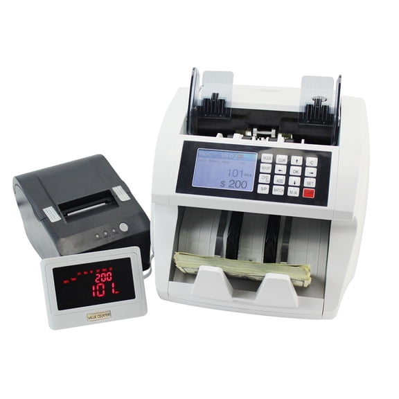 Cash Counting Machine Mix Value Counter Xd-880 Fake Money Sorting And Detecting Machine With High Accurate Intelligent Bill Counter ,Accurate and Fast