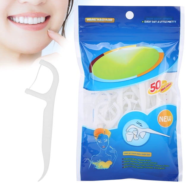 Hilitand Plastic Tooth Picks Teeth Pick Floss Daily Care Oral Hygiene - NEW