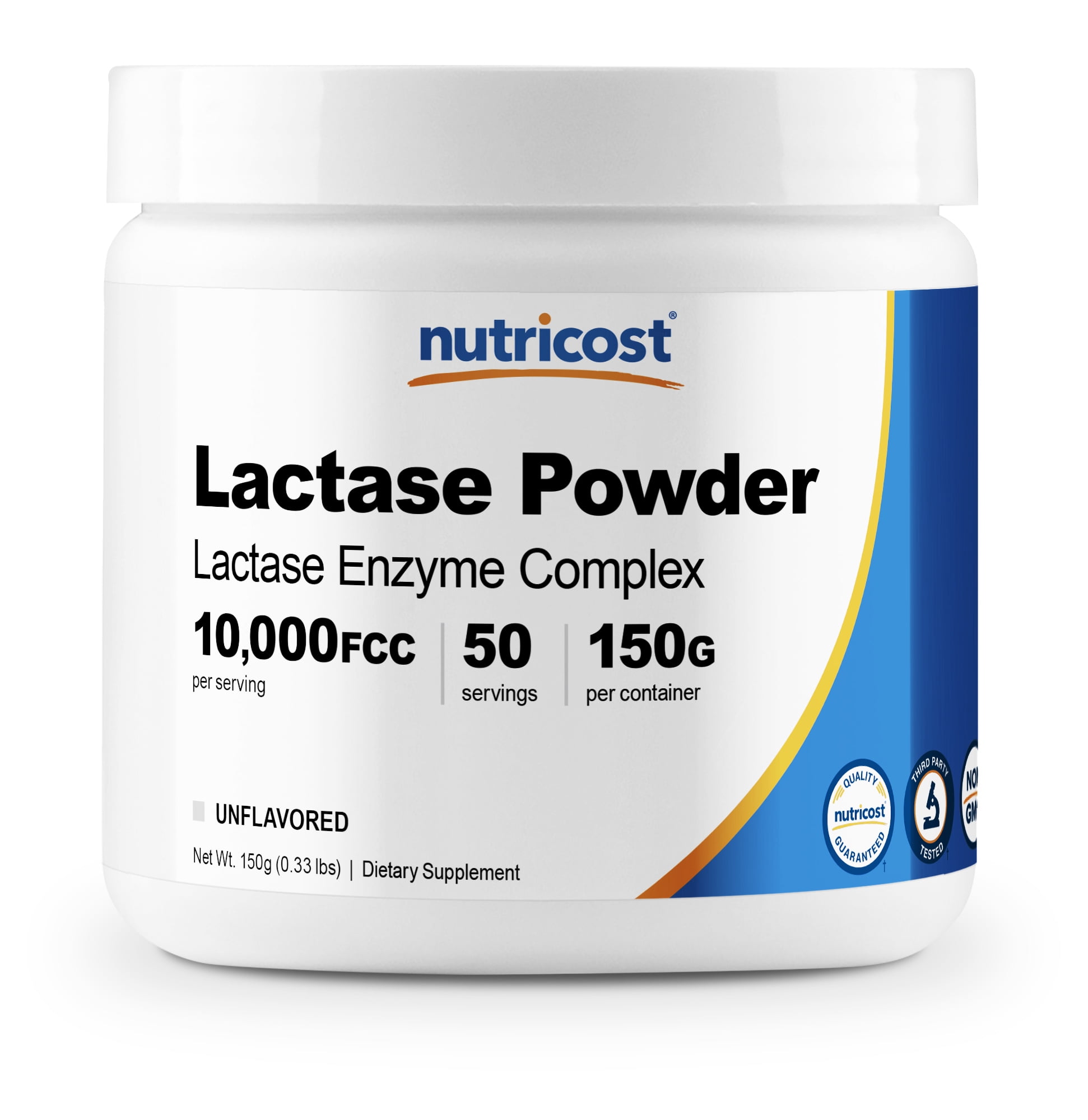 Nutricost Lactase Enzyme Powder 150G Lactase Enzyme Complex Non GMO
