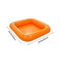 thumbnail image 3 of Amketima Inflatable Swimming Pool Drink Cooler 24 Inch Round PVC Beverage Tray with Cup Holders for Pool Party Beach Summer Fun, 3 of 6