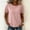 Pink, variant on Refreshing Shirts for Women Short Sleeve Crew Neck Pink Pull-On Tops Modern Refined Solid T-Shirts Pink,Xl