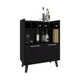 thumbnail image 2 of 40 - Inch Tall Bar Cabinet - Barware Storage - Dining Areas with Tight Space - Safe Materials, 2 of 3