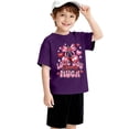 thumbnail image 3 of YunPes Girls Short Sleeve Shirts Kids Crewneck Soft T-Shirts Summer Tees 2‐13 Years Teen Y2k Cherry Printed Shirts Streetwear Dance, 3 of 8