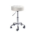 thumbnail image 3 of Taburete con ruedas Leopard redondo ajustable Work Medical, blanco, 3 of 6