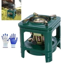 8 Wicks Camping Picnic Furnace,Picnic Burner Furnace,Kerosene Stove For Cooking,1L Capacity Portable Handy Handy Outdoor Camping Stove,Green