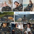 thumbnail image 5 of Spring Floral Cooling Blanket, Lightweight Breathable Summer Throw Blanket with Double Sided Cold Effect, Summer Daisy Botanical Flowers Picnic Beach Blankets Bed Sheet for Hot Sleepers 50"x60", 5 of 8