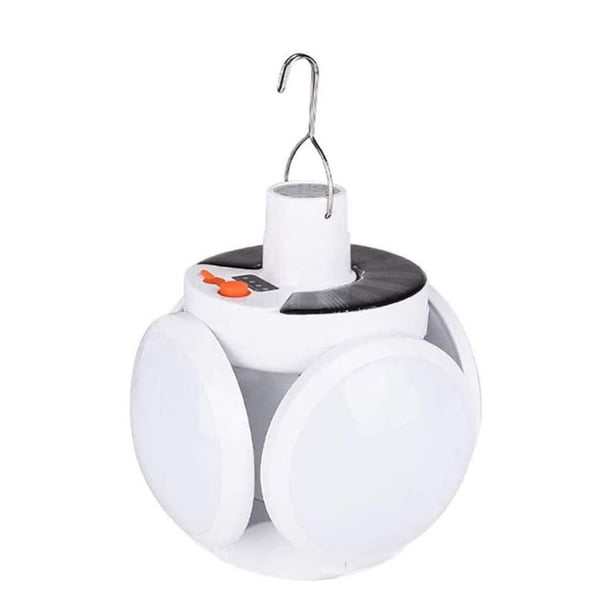 Lampe De Camping Solaire Pour Tente, Lanterne De Camping Rechargeable Avec 3 Modes 4500lm Lampe De Tente Suspendue Etanche Ipx4 126 Led 98846500