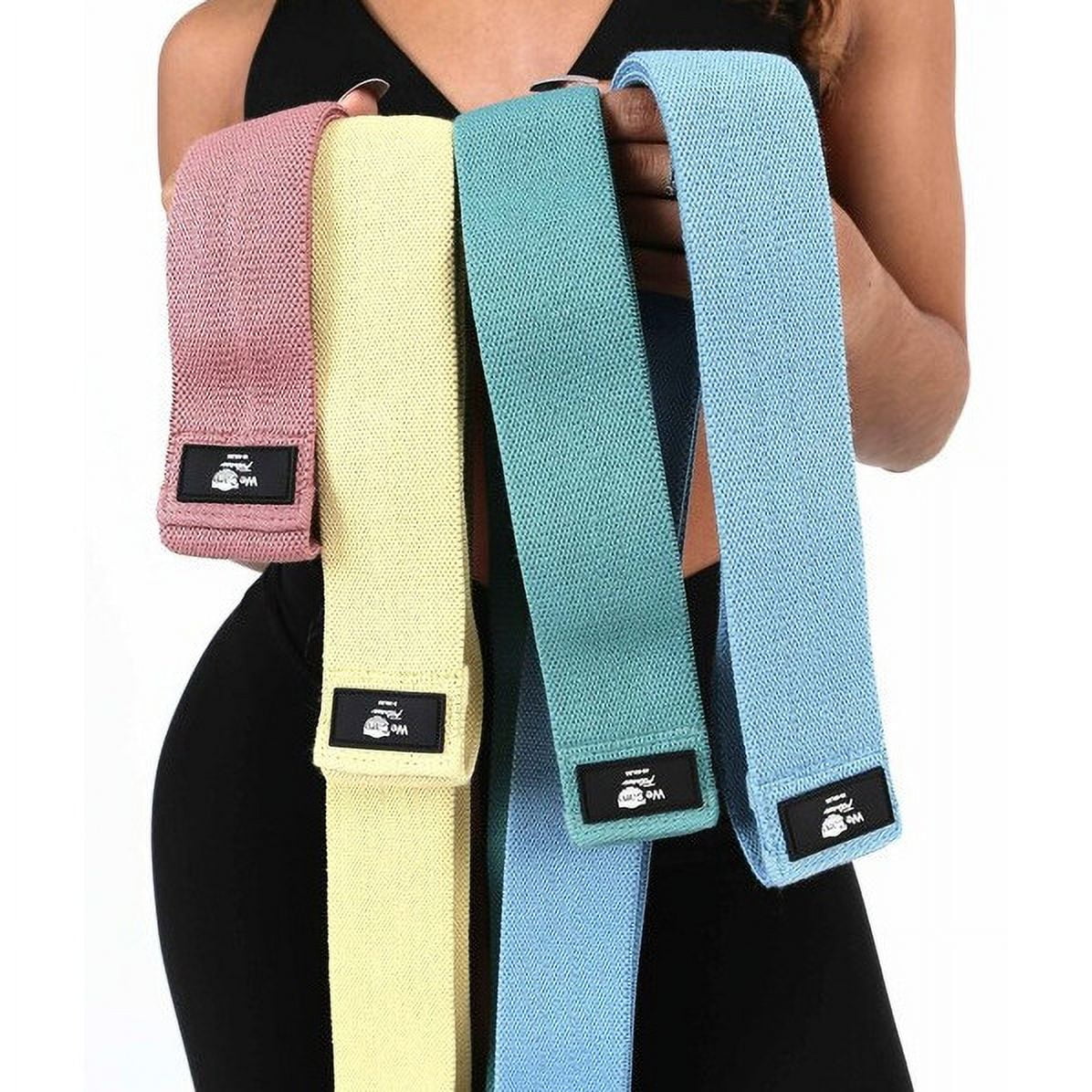 WeCare Full-Body Workout Resistance Bands 4-Pack Multi-Level Fitness Set