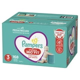 Pampers Cruisers 360 Fit Diapers, Active Comfort, Size 3, 168 ct