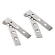 thumbnail image 3 of Bisagras de puerta de acero inoxidable, bisagras de gabinete de alta resistencia giratorias de 360 ​​ degree, bisagras de siete formas para cocina, 2 uds. S, 3 of 8