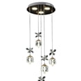 thumbnail image 2 of LAMPARA COLGANTE 5 LUCES LED DE CRISTAL, 2 of 3