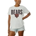 thumbnail image 3 of Women's Gameday Couture White Chicago Bears Oversized Keep It Up T-Shirt, 3 of 5