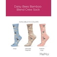 thumbnail image 2 of MeMoi Daisy Bees Bamboo Blend Crew Sock - Mens - Male, 2 of 9