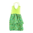 thumbnail image 3 of Unique Baby Girls St Patricks Day Lucky Tank Dress (4Y, Green), 3 of 5