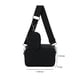 thumbnail image 2 of Bolsa Acolchada Messenger Almacenable Mujer Almohada para Trabajo Vacaciones Negro, 2 of 9