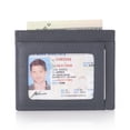 thumbnail image 2 of Alpine Swiss Mens RFID Wallet | Slim Minimalist Front Pocket ID Card Case | Genuine Leather | 4 Card Slots | RFID Blocking, 2 of 7