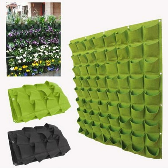 GOOHOCHY  Wall Planters Indoor Hanging Grow Bags Wall-mounted -pocket