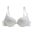 thumbnail image 3 of MesaSe Solid Color Light Front Buckle Back Adjustable Adjustment Bra Stripe Pad 3/4 Cup Bra, 3 of 6