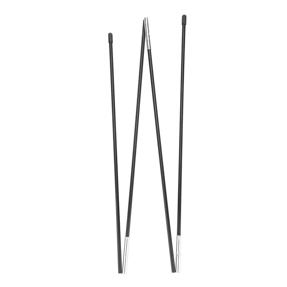 Generic Barres de Poteaux de Tente de Camping en Fibre de Verre, Tige de Support Robuste et Légère pour Tentes Doubles, Cadres D'auvent 4 Segments Pliables pour Le Camping et la Randonnée