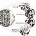 thumbnail image 3 of Happy Easter Bathroom Shower Curtains with 12 Hooks Waterproof Shower Curtain for Stalls and Bathtubs Vintage Rabbits Carrots Eggs Love Beige Decorative Bathroom Privacy Curtain 36x78 Inches, 3 of 9