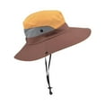 thumbnail image 2 of Enfant Extérieur Chapeau de Soleil Cheval Queue Trou Chapeau Pêcheur Protection Solaire Chapeau d'Été, 2 of 7