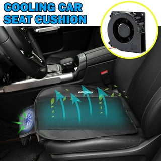 Car Seat Cushion Cooling Seat Cover Car Seat Cushion Pad,Air Conditioned  Seat Cover with Car Fan for Car Truck Home and Office