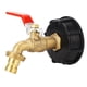 thumbnail image 1 of Adaptador de bolsa IBC Ticfox de Latón 3/4 pulgadas rosca gruesa tanque de agua 275 A 330 galones, 1 of 14