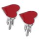 thumbnail image 4 of 1 par de gemelos de corazón para San Valentín, para esmoquin, eventos formales, atuendo de negocios, ocasiones especiales, accesorios para bodas y fiestas., 4 of 7