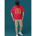 thumbnail image 2 of Churrofic Times Ahead Cartoon Snack Graphic - Fun Foodie Design Men's T-shirt, 2 of 4