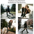 thumbnail image 6 of Women's Thigh High Leg Warmers/Slouch Socks, Soft & Thick Footless Socks, Warm Leg Protection 1Pairs, 6 of 7