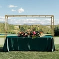 thumbnail image 6 of BalsaCircle Gold 6x8 feet Rectangular Double Frame Metal Freestanding Over The Table Stand Party Wedding Reception Event Decorations, 6 of 8