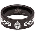 thumbnail image 5 of Lion Crown Tungsten Carbide Ring, 5 of 9