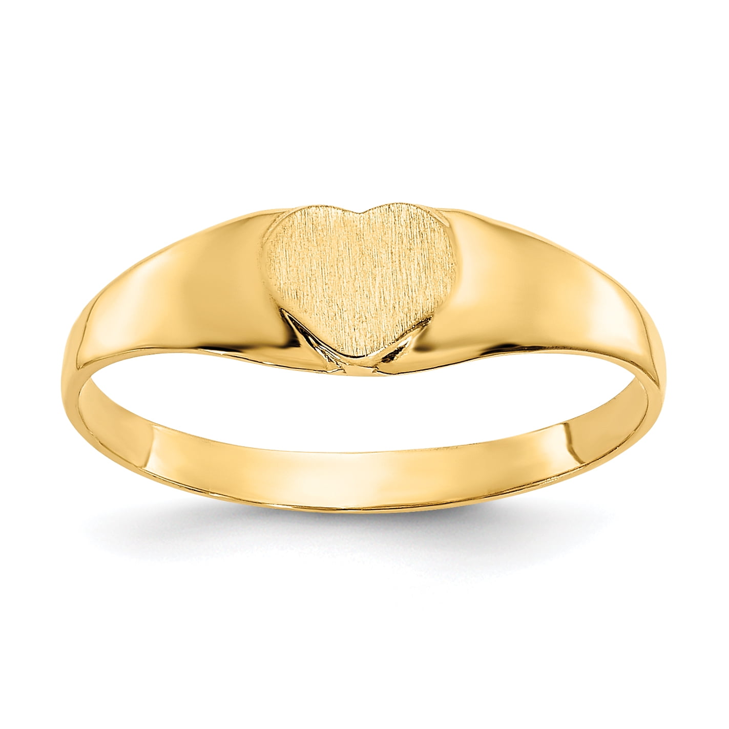 9ct Gold Cubic Zirconia Baby Heart Ring