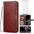 thumbnail image 1 of Mobile Phone Cover for Samsung S20 Ultra, Cover Premium Pu Leather Tpu Flip Cover Magnetic Closure Card Compartment Stand Function Wallet with Lanyard Protective Cover, 1 of 7