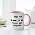 thumbnail image 4 of CafePress - Play Saxophone Mug Mugs - 11 oz Ceramic Mug - Novelty Coffee Tea Cup, 4 of 4