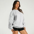 thumbnail image 6 of SUNBS Oversized Sweatshirts for Women Crewneck Y2k Hoodies Sweaters Casual Tops Comfy Fall Fashion Pullover Outfits Winter Clothes, 6 of 8