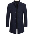 thumbnail image 2 of Abrigo de lana para HOMBRE, abrigo para hombre, abrigo de lana de nuevo estilo de otoño e invierno para hombre, ropa informal de negocios de longitud media para hombre, abrigos para hombre, 2 of 4