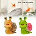 thumbnail image 1 of rygai Snail Desktop Ornament Cartoon Solid PVC Craft Colorfast Fish Tank Landscaping Smooth Cute Animal Figurine Table Decoration Home Supplies,Green, 1 of 7