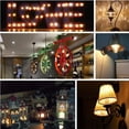 thumbnail image 7 of C7 LED Vintage Filament Bulb 0.5W E12 Candelabra Base, 2700K Warm White, Dimmabl Candle Bulb for Holiday String Lights & Indoor Decorative Lighting, 6Pack, 7 of 7