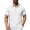 White, variant on Oalirro Men's Short Sleeve Polo Shirt – Relaxed Fit, Soft Cotton for Everyday Comfort & Lightweight Summer Style