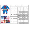 thumbnail image 3 of Traje de disfraz de superhéroe para bebés y niños Afortunado Sencillez, 3 of 3