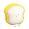 thumbnail image 2 of Toast night light, cute eye protection bedroom sleep creative companion, patting holiday atmosphere light bedroom bedside, 2 of 2