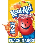 Kool-Aid Unsweetened Peach Mango Artificially Flavored Powdered Soft Drink Mix, 0.14 oz Packet